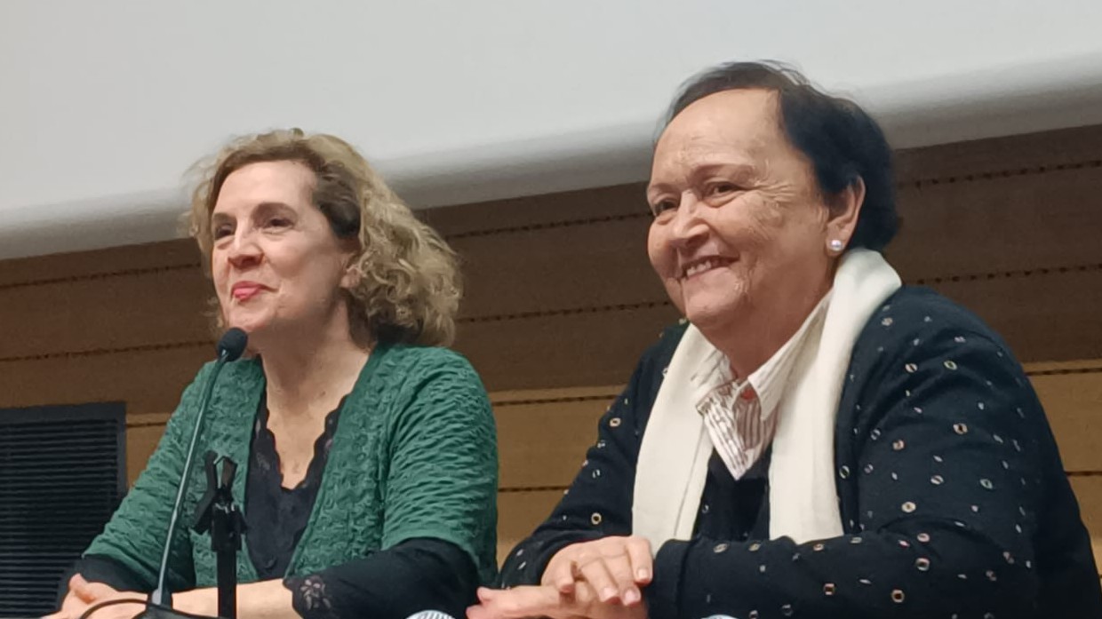 Carmen Fernández Ochoa y Almudena Orejas