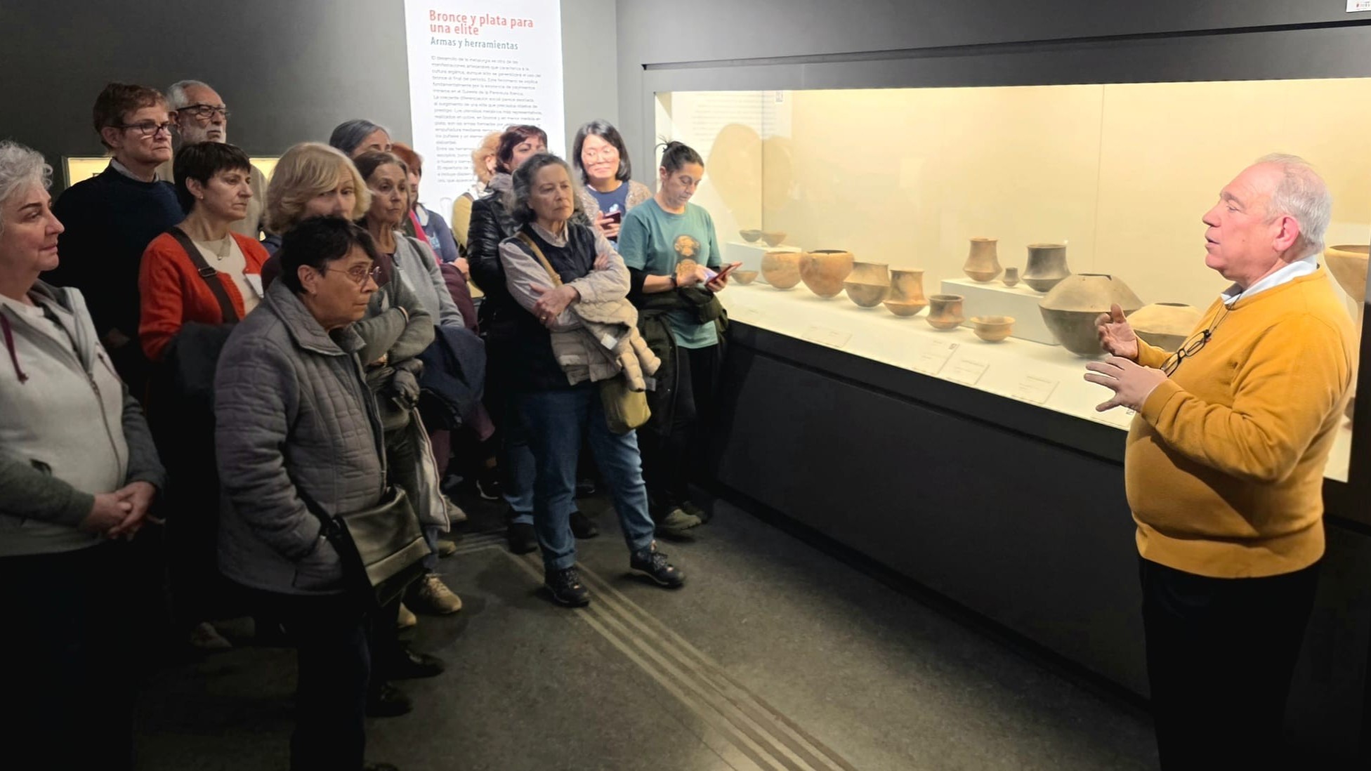 Visita al Museo Arqueológico de Murcia con Luis de Miquel Santed